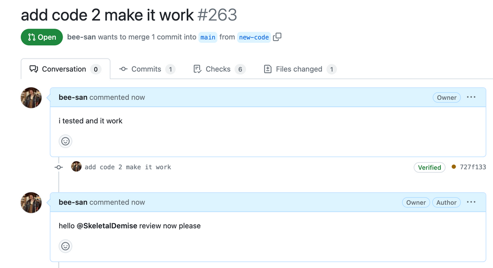 A really bad PR