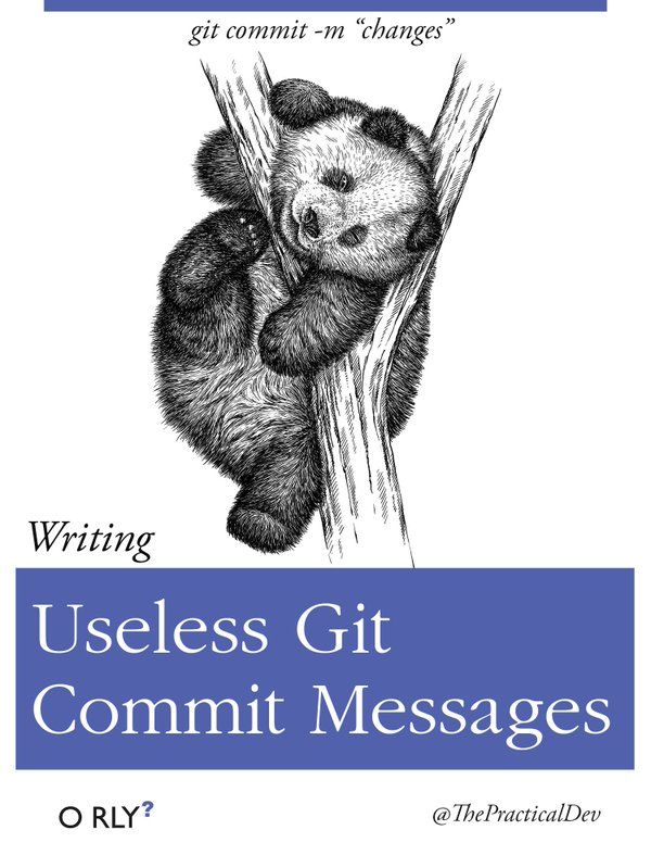 O'Rly?'s Useless Git Commit Messages